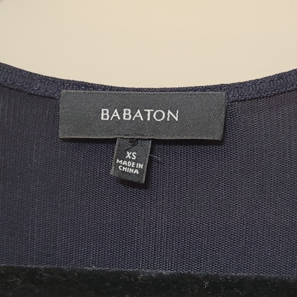 Aritzia Babaton Navy Wrap Dress XS(S) - Picture 3 of 3
